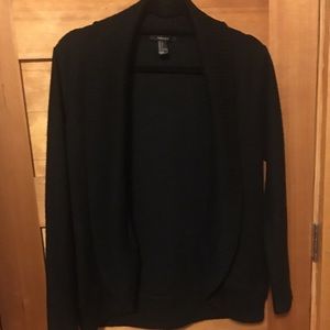 NWOT Black Wool Blend Cardigan